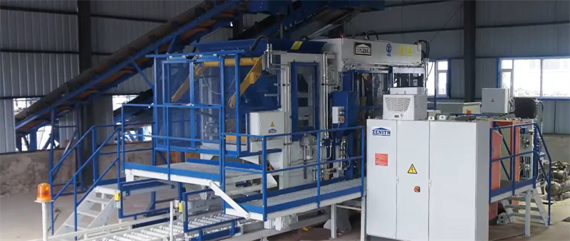 완전 자동화된 다층 콘크리트 연동 벽돌 생산 프로젝트가 아프리카에서 시작되었습니다.